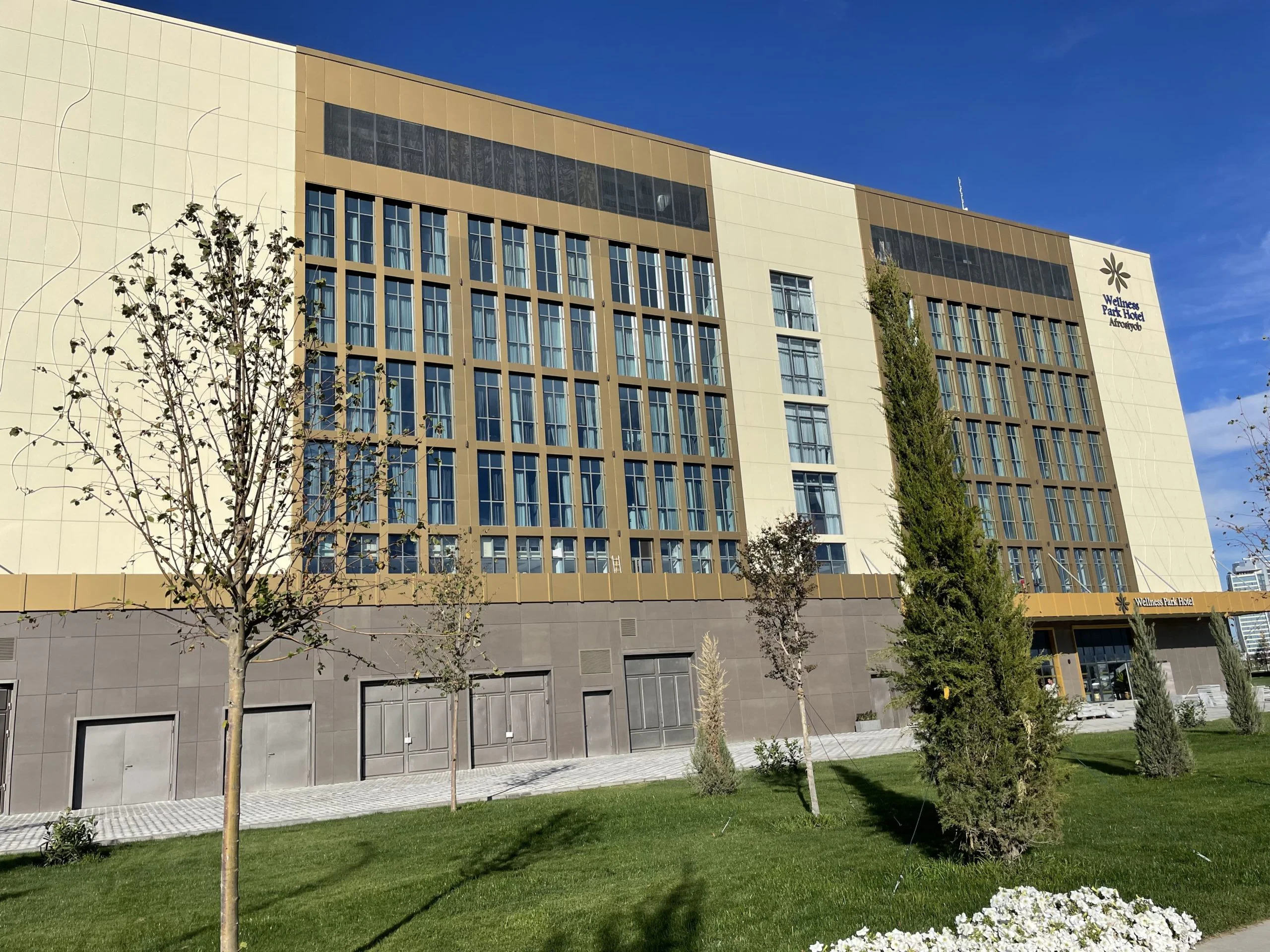 Вентилируемый фасад Wellness Park Hotel Bactria